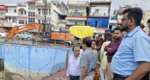 श्री गणेश प्रतिमा विसर्जन की तैयारियों का महापौर ने लिया जायजा