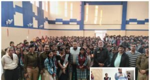 संदीपनि सीएम राइज स्कूल गुरैया में अपराध से बचाव के लिए प्रति बच्चों को किया जागरूक